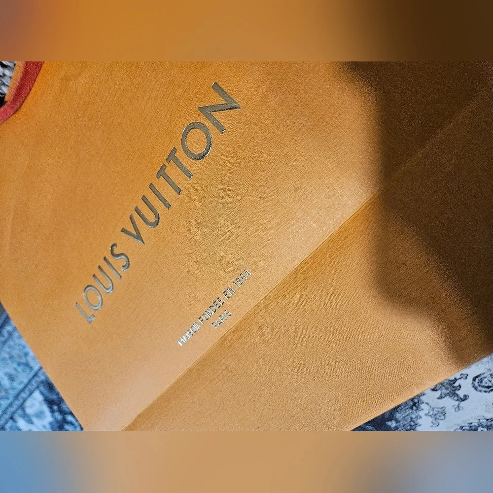 NEW Louis Vuitton Urs Fischer Large Shopping Bag Orange Holographic 16